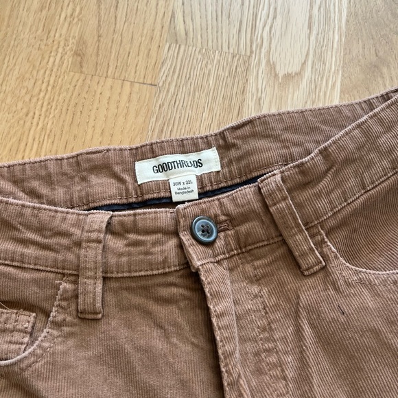 Good Threads Brown Courdoroy Pants - Size 30/32 *Great Condition* - Picture 2 of 6